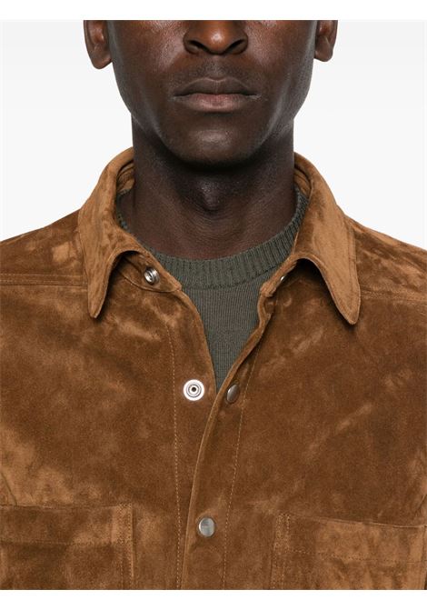 giacca consordians outershirt uomo castagna RICK OWENS | RU02E1744 LCS134